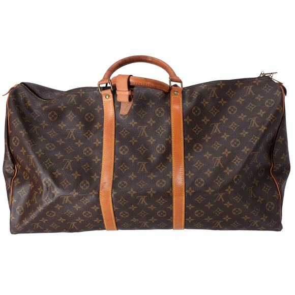 Louis Vuitton Keepall 60 Monogram Duffle Boston Bag M41422 Canvas - Picture 3 of 9